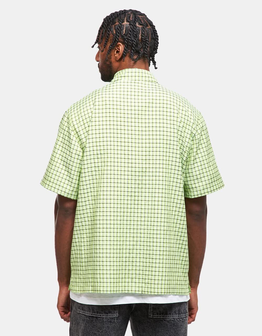 Butter Goods Terrain S/S Shirt - Lime/Black