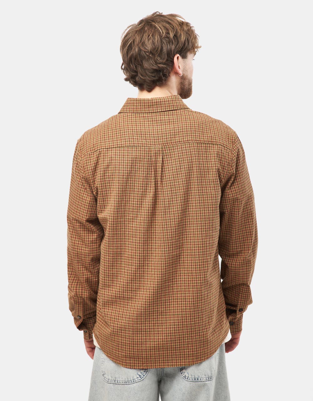 Butter Goods Terrain L/S Shirt - Brown Green