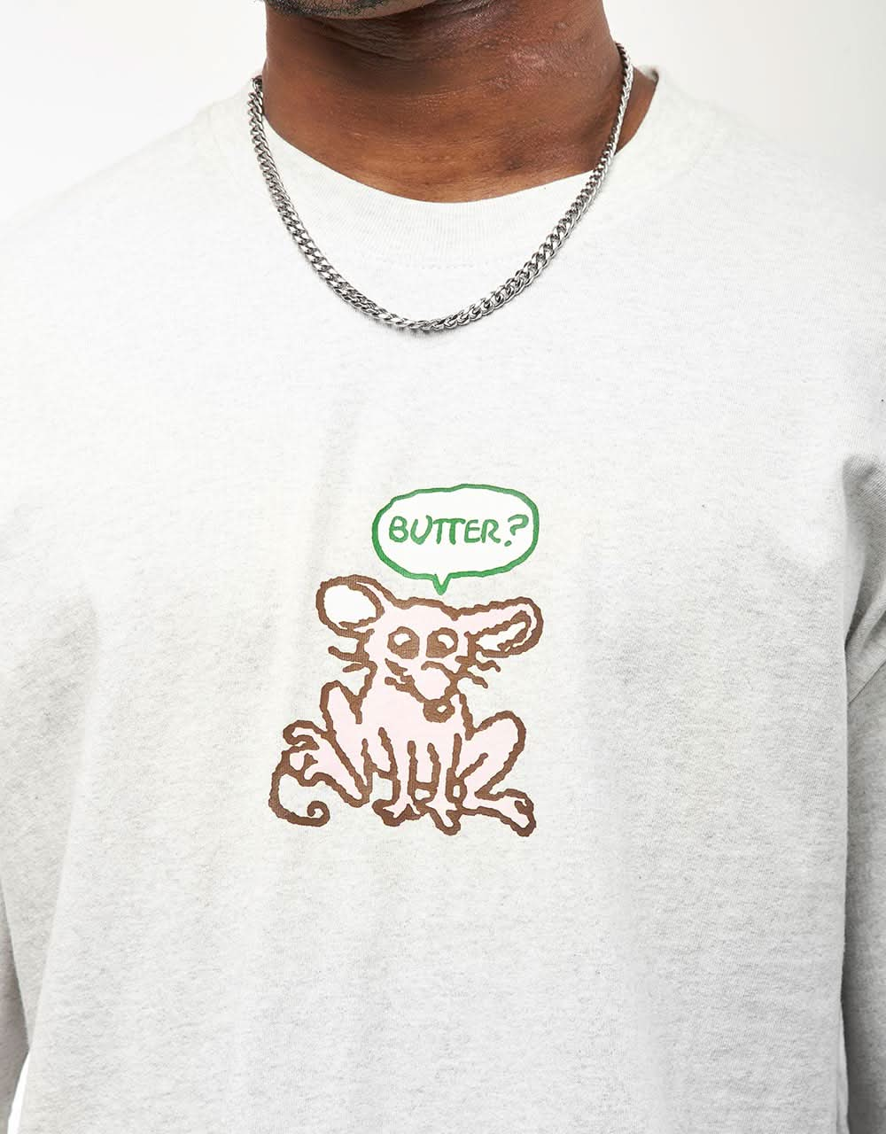 Butter Goods Rodent T-Shirt - Ash