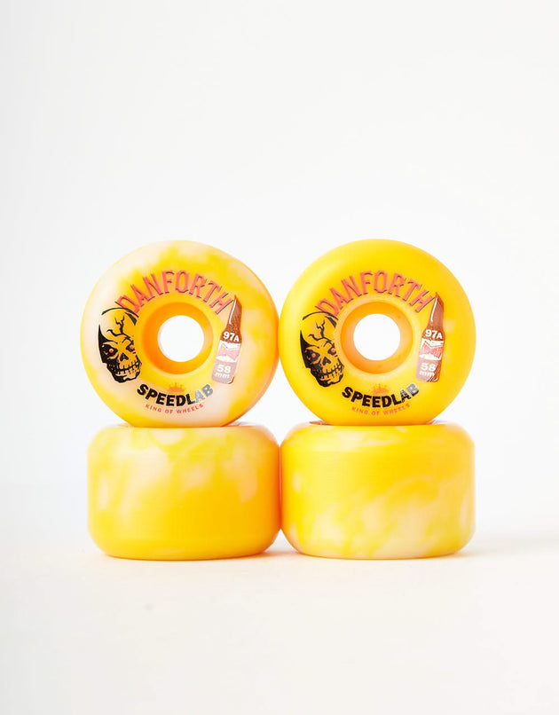 Speedlab Danforth King of Wheels Lager Swirl 97a Skateboard Wheels - 58mm