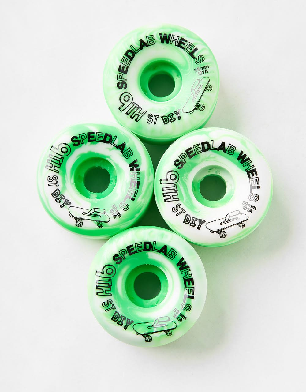 Speedlab 9th Street DIY 101a Skateboard Wheels - 59mm