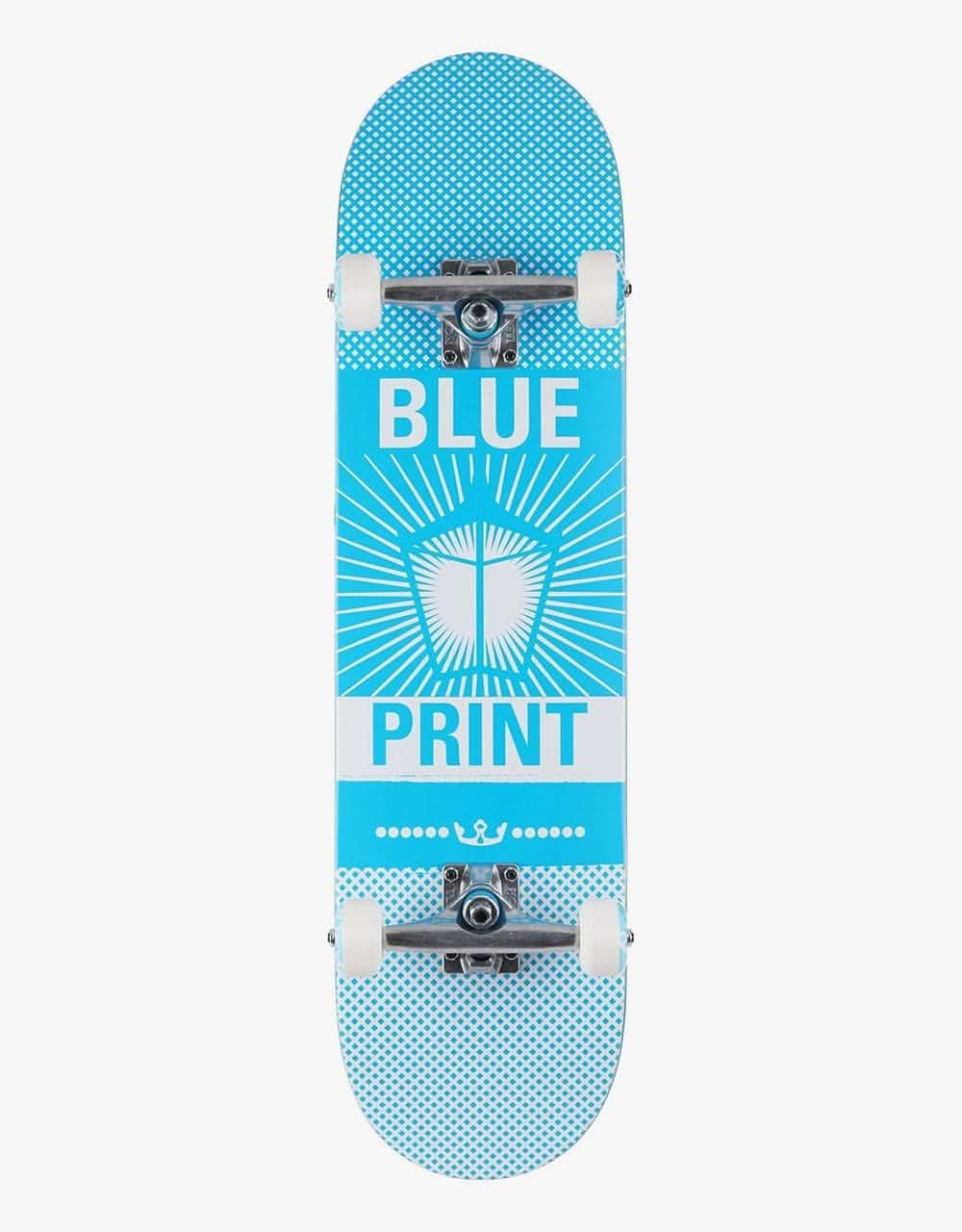 Blueprint Pachinko Blue/White Complete Skateboard - 8''