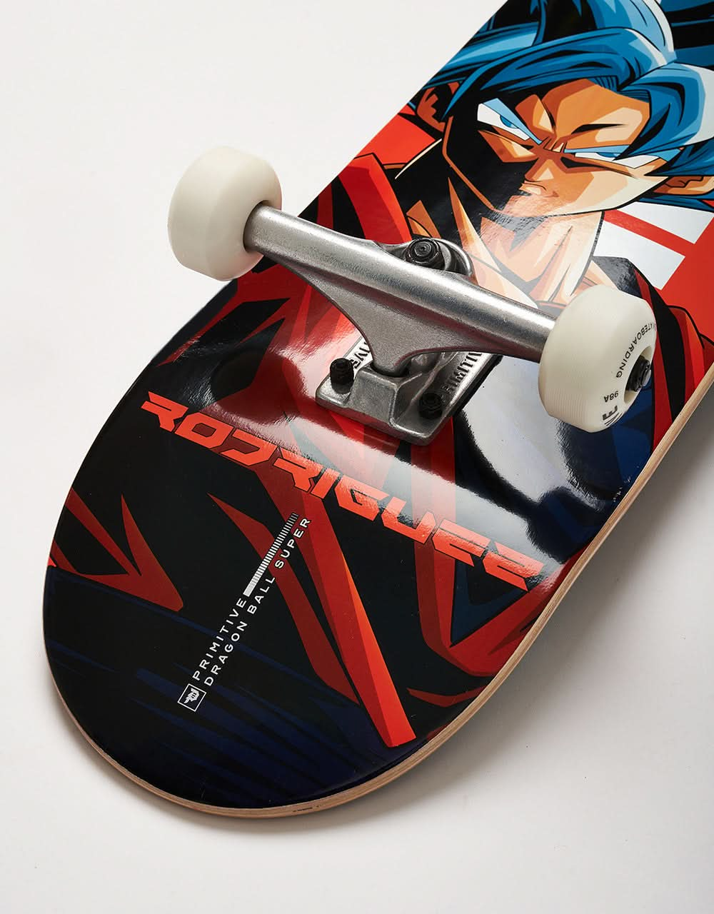 Primitive x Dragonball Z Rodriguez Goku SSG Complete Skateboard - 8"