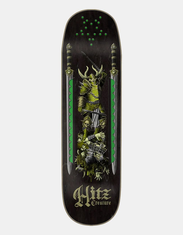 Creature Hitz Serrator Skateboard Deck - 9"