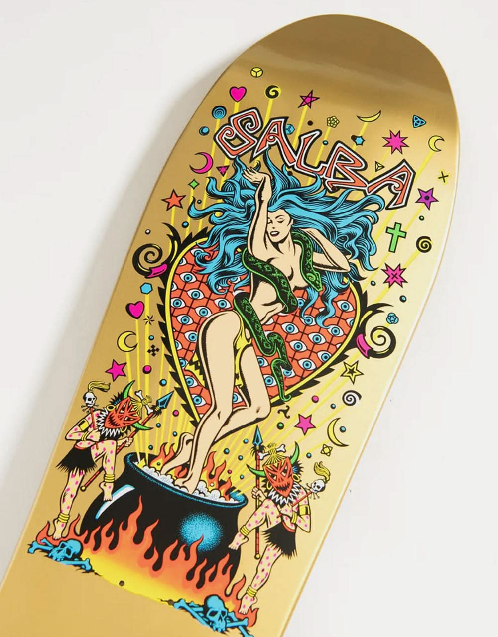 Santa Cruz Salba Witch Doctor Reissue Skateboard Deck - 10.4"