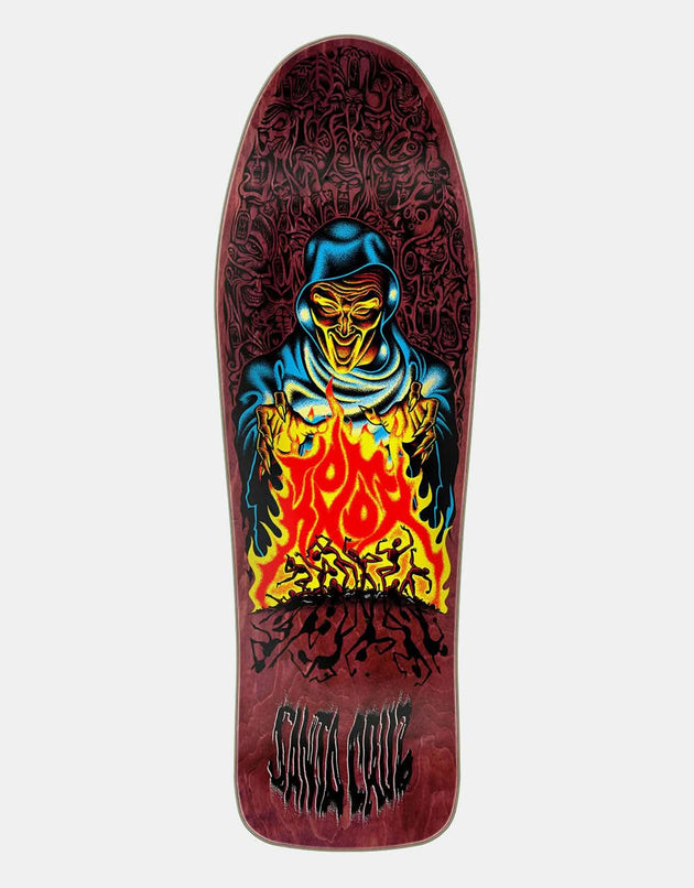 Santa Cruz Knox Firepit Reissue Skateboard Deck - 10"