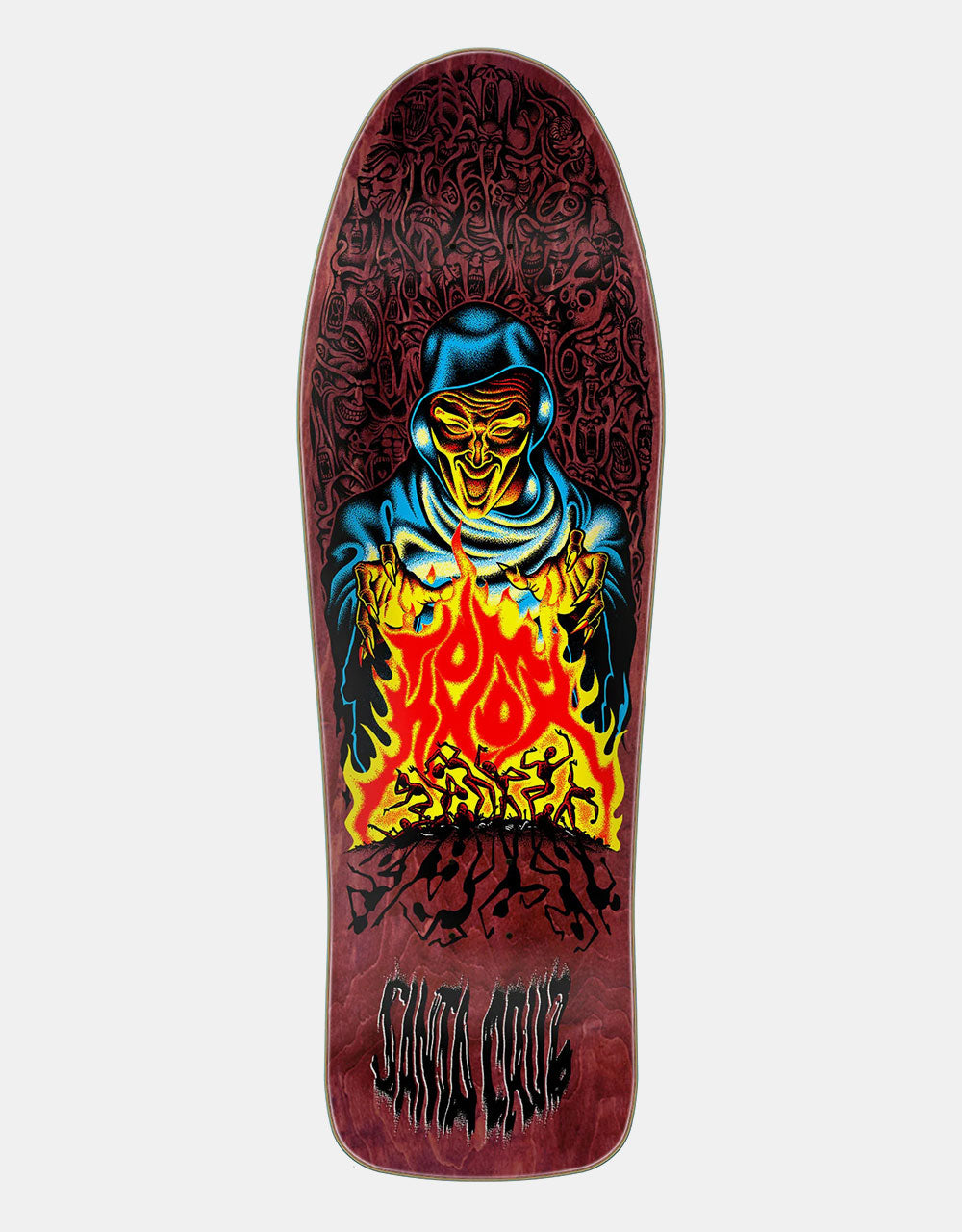 Santa Cruz Knox Firepit Reissue Skateboard Deck - 10"