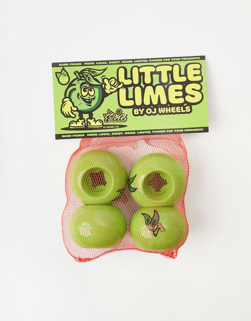 OJ Little Limes Lil Doodies 99a Skateboard Wheels - 58mm