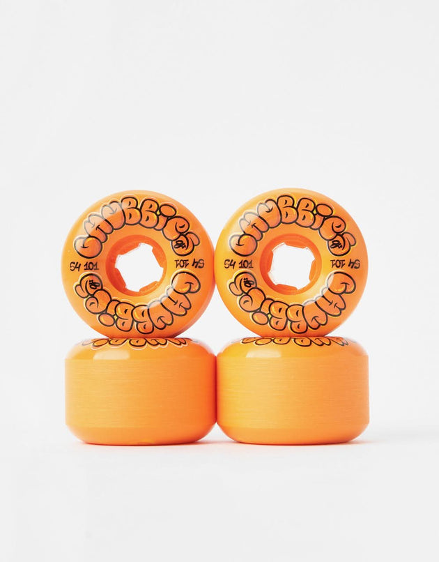 OJ Throw Ups Chubbies Citrus 101a Skateboard Wheels - 54mm