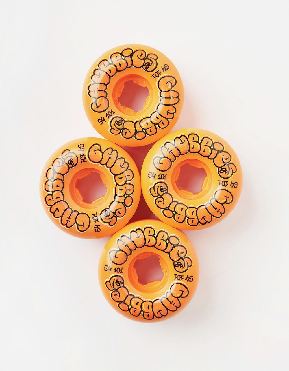 OJ Throw Ups Chubbies Citrus 101a Skateboard Wheels - 54mm