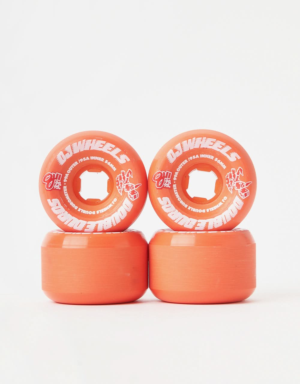 OJ Double Duro 99a/95a Skateboard Wheels - 56mm