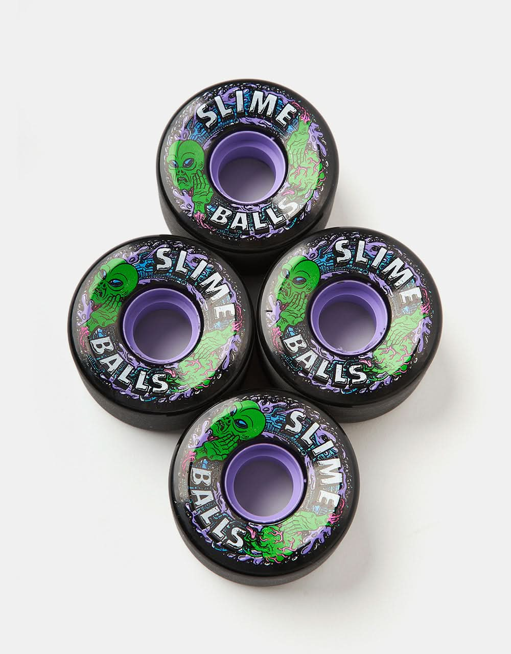 Slime Balls Alien Mini OG Slime 78a Skateboard Wheels - 54.5mm