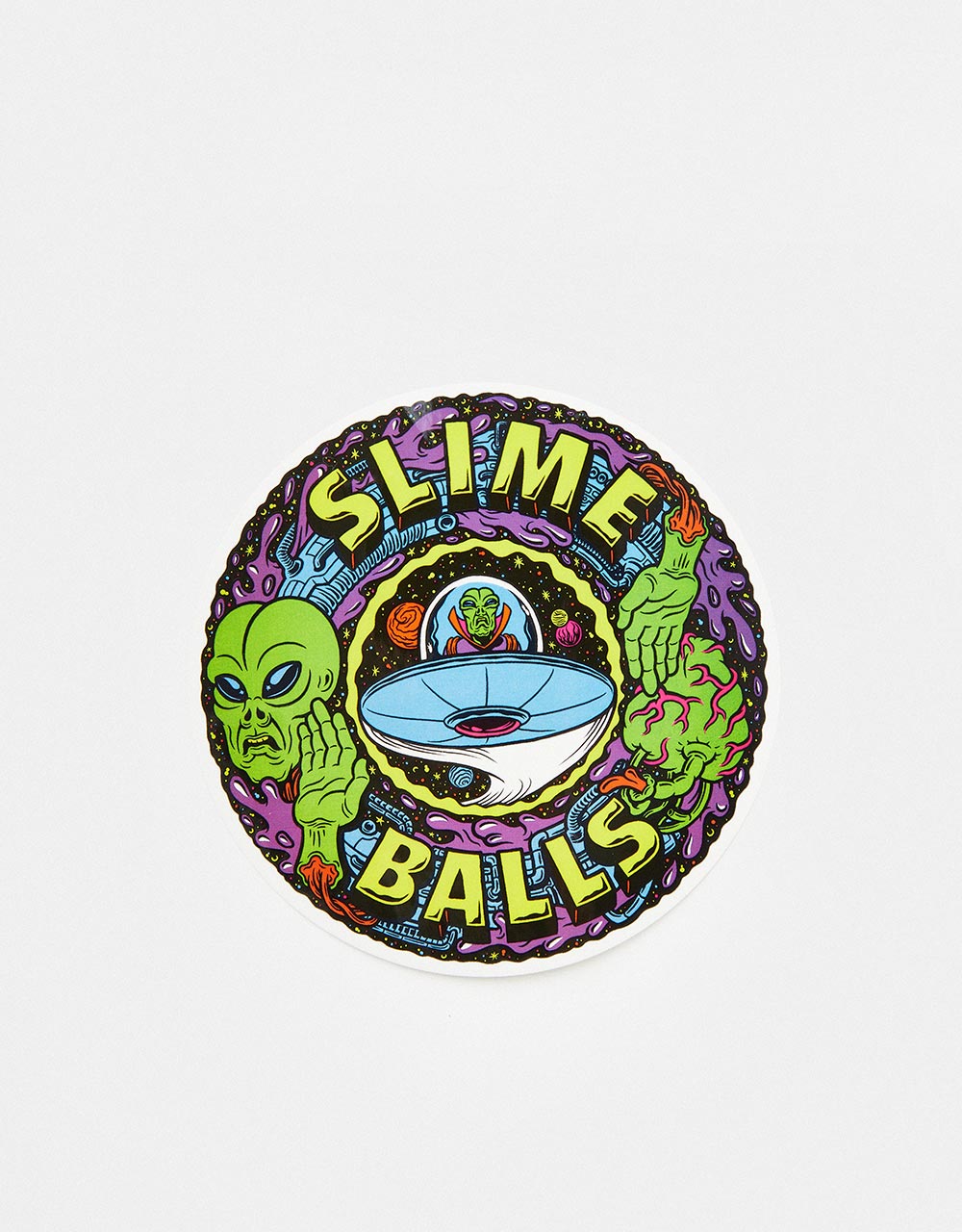 Slime Balls Alien OG Slime GITD 78a Skateboard Wheels - 60mm