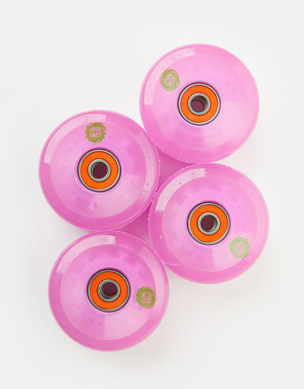 Slime Balls Angler Light Ups OG Slime 78a Skateboard Wheels - 60mm