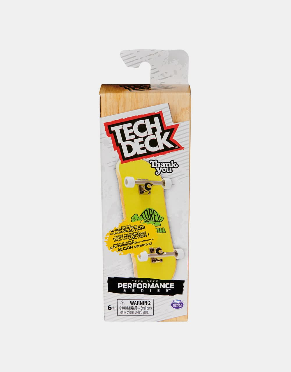 Tech Deck Fingerboard Performance Wood Board - Thank You