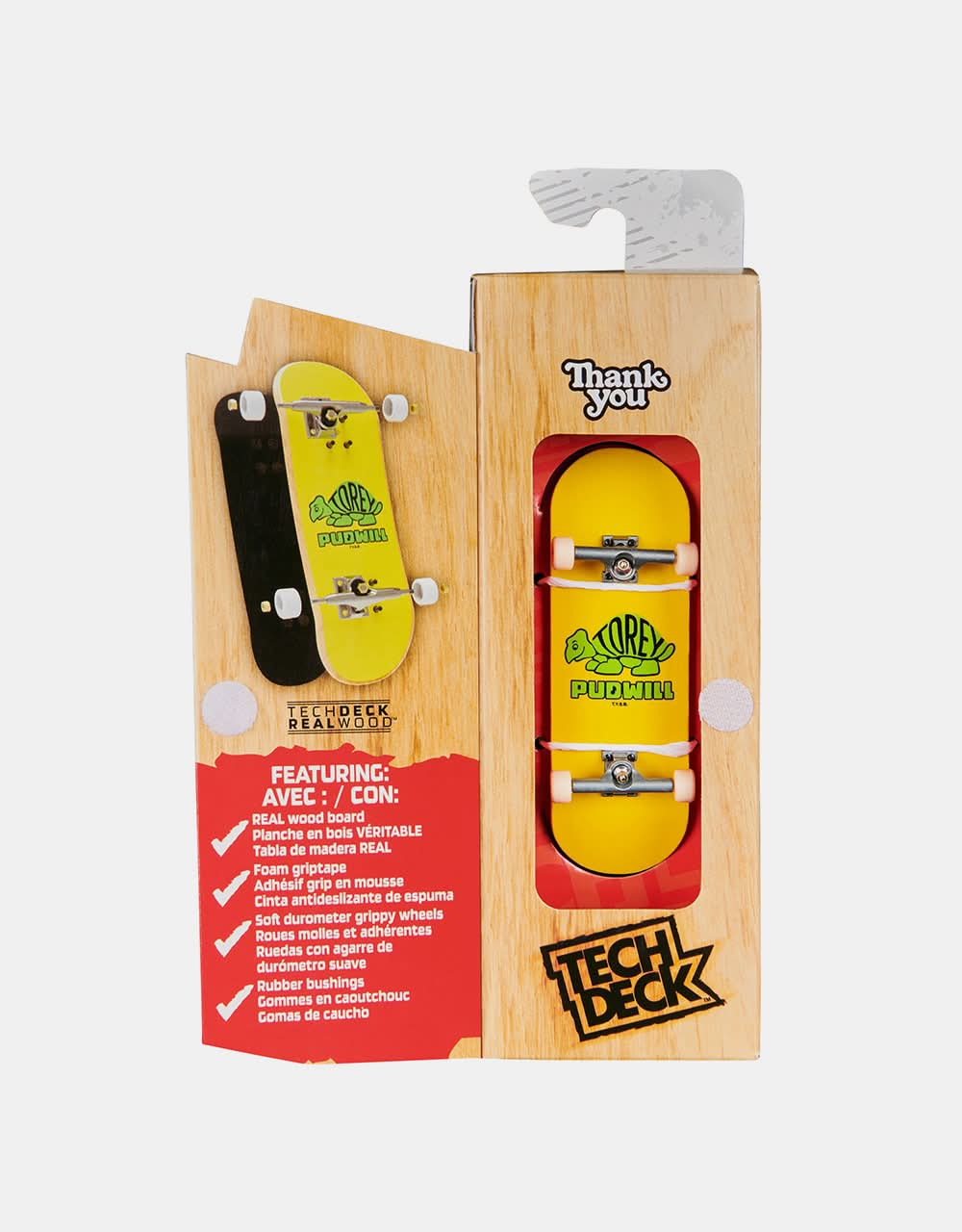 Tech Deck Fingerboard Performance Wood Board - Thank You