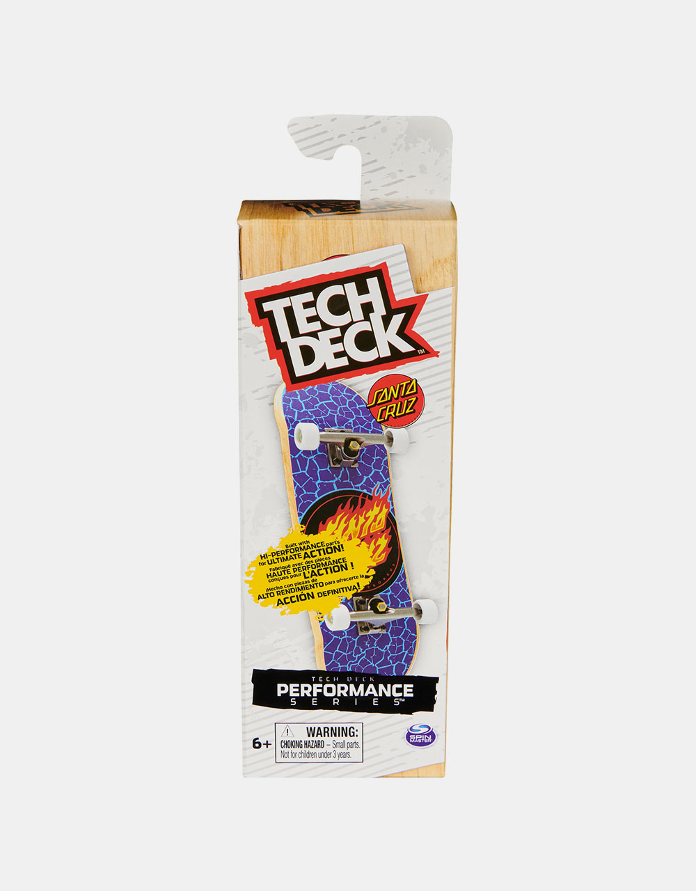 Tech Deck Fingerboard Performance Wood Board - Santa Cruz V2