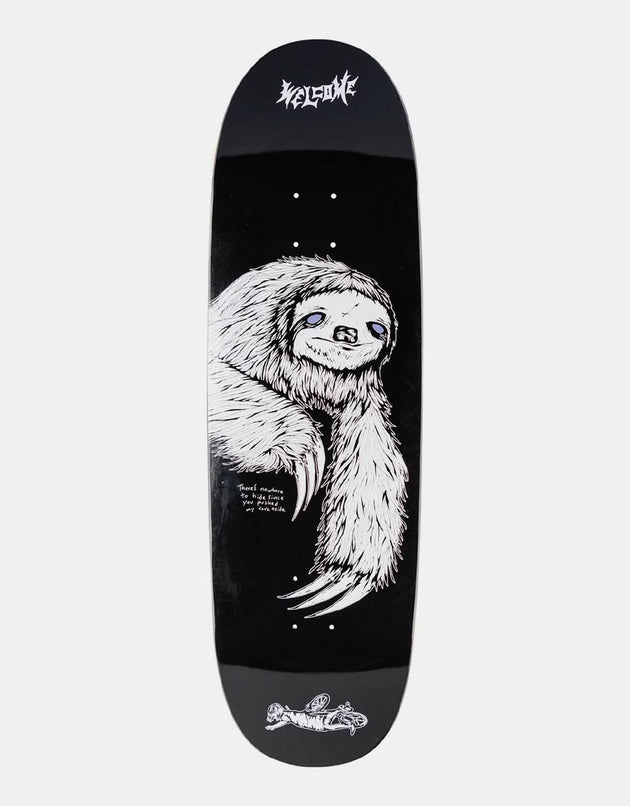 Welcome Sloth on Boline 2.0 Skateboard Deck - 9.5"