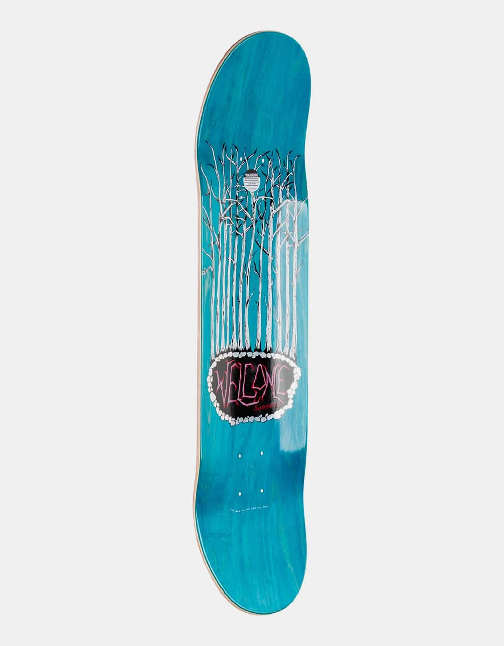 Welcome Sloth on Popsicle Skateboard Deck - 8.25"