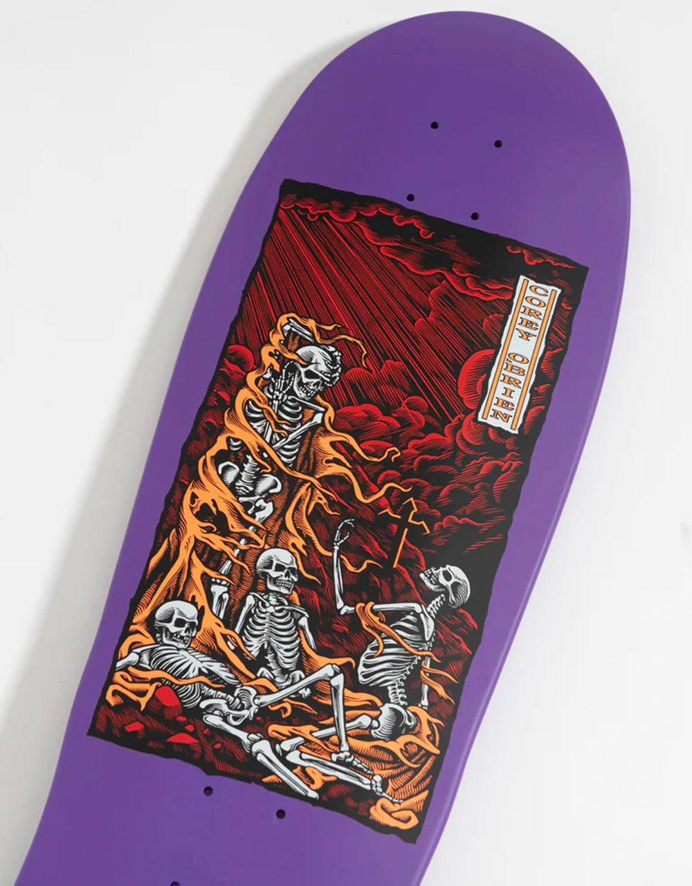 Santa Cruz O'Brien Purgatory Reissue Skateboard Deck - 9.85"