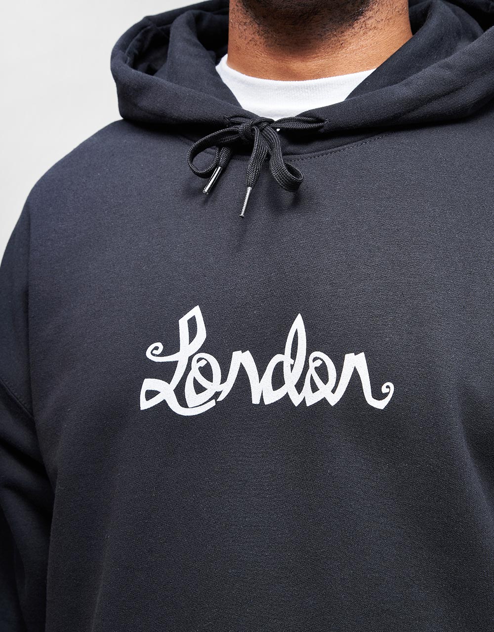 Chocolate x Route One 'London' Flip the Script Pullover Hoodie - Black