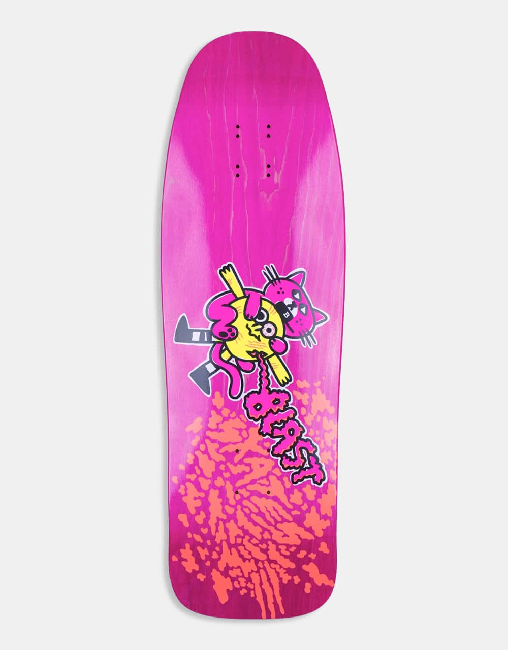 Blast Skates Pink Pussy Cat CS Skateboard Deck - 9.75"