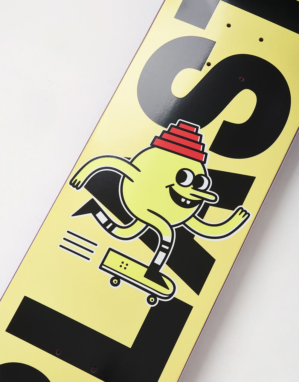 Blast Skates Energy Dome Mascot Logo Skateboard Deck