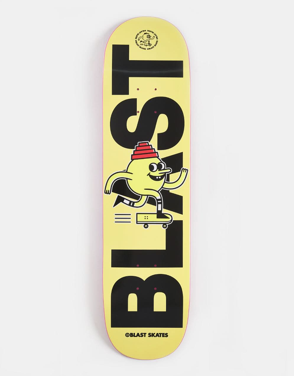 Blast Skates Energy Dome Mascot Logo 'SQUARE TAIL' Skateboard Deck