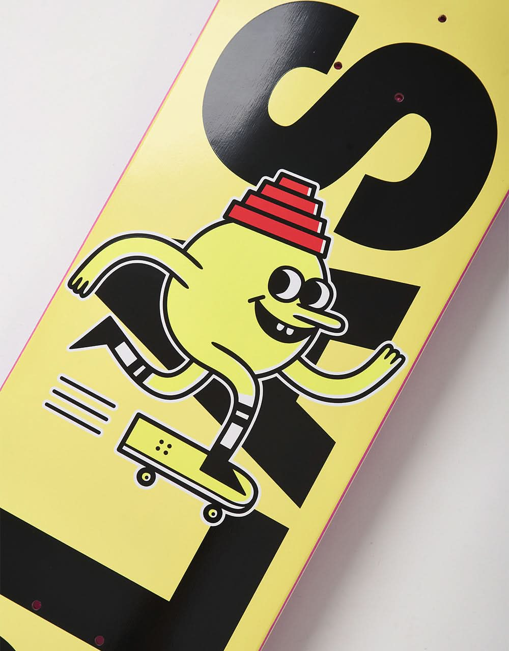 Blast Skates Energy Dome Mascot Logo 'SQUARE TAIL' Skateboard Deck