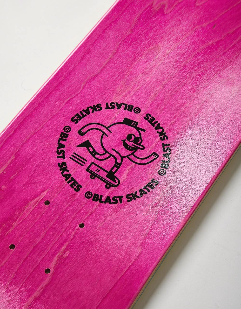 Blast Skates Energy Dome Mascot Logo 'SQUARE TAIL' Skateboard Deck