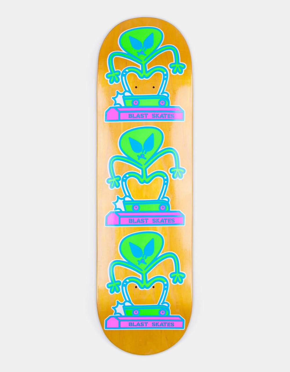 Blast Skates Alien Curb Club Skateboard Deck - 9"