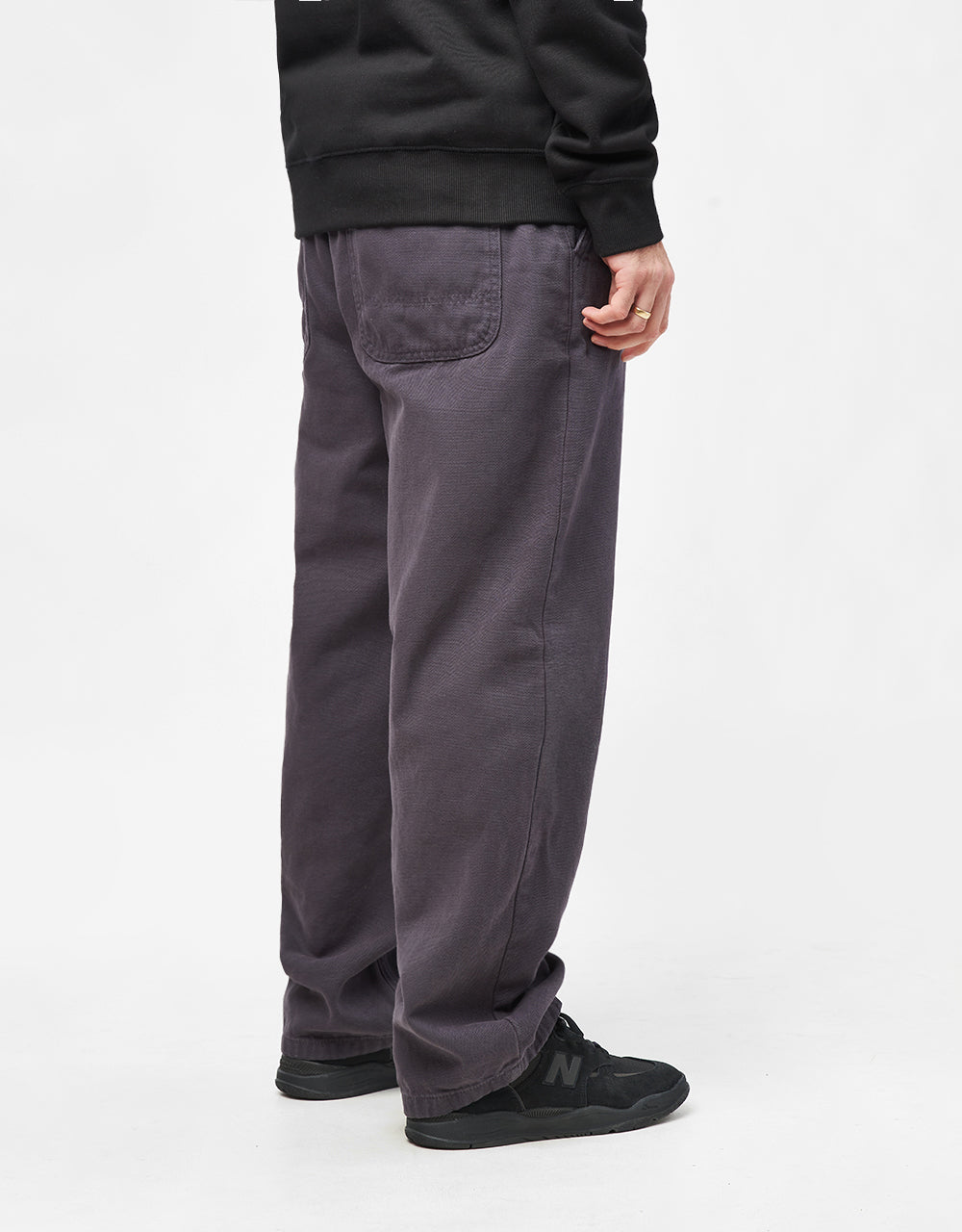 Route One Super Baggy Canvas Pant - Smokey Purple