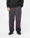 Route One Super Baggy Canvas Pant - Smokey Purple