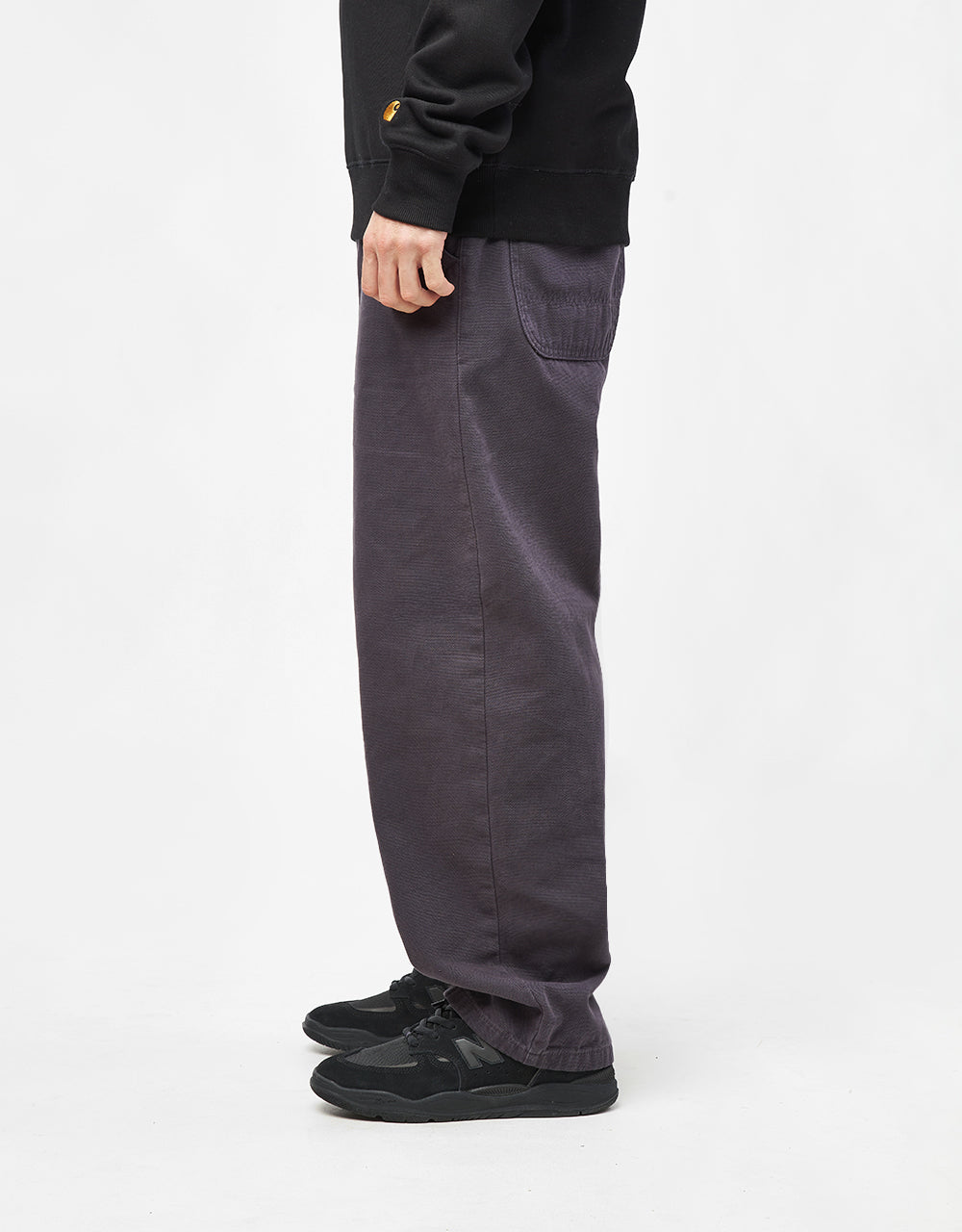 Route One Super Baggy Canvas Pant - Smokey Purple