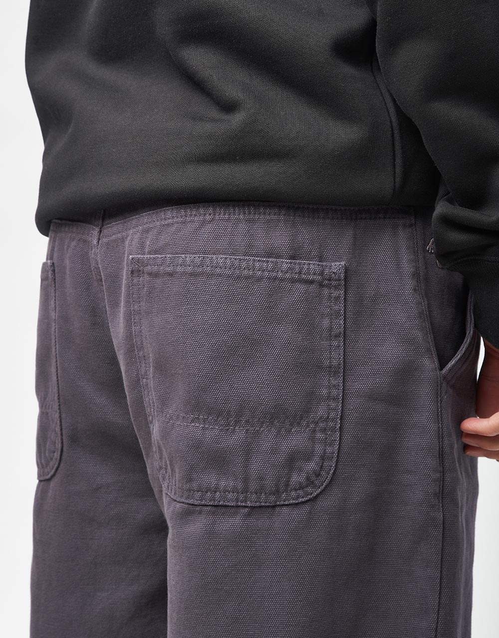 Route One Super Baggy Canvas Pant - Smokey Purple