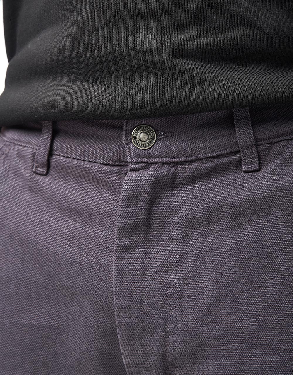 Route One Super Baggy Canvas Pant - Smokey Purple