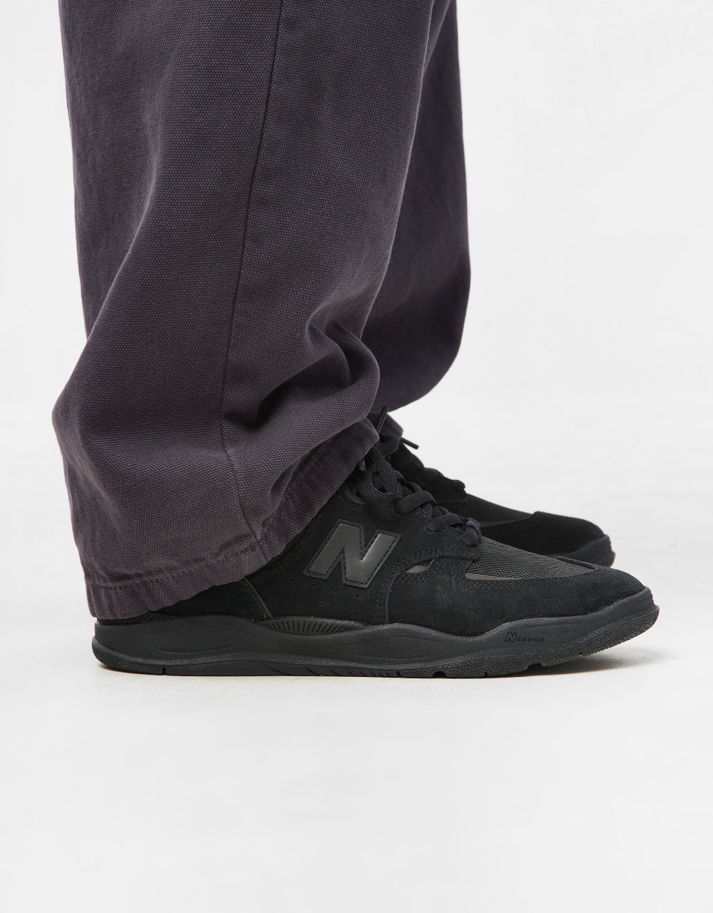 Route One Super Baggy Canvas Pant - Smokey Purple