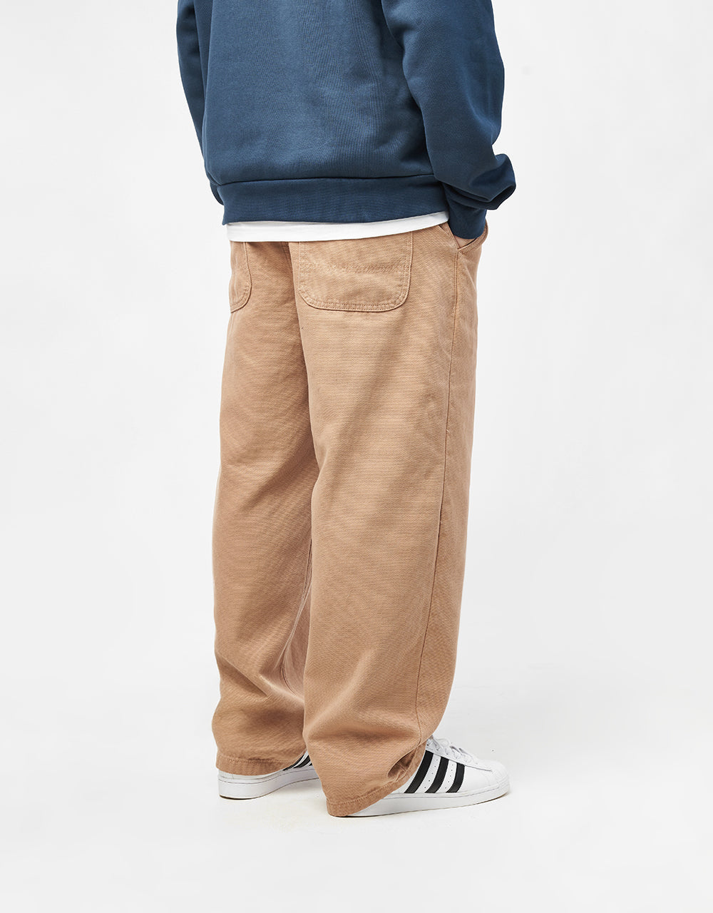 Route One Super Baggy Canvas Pant - Khaki