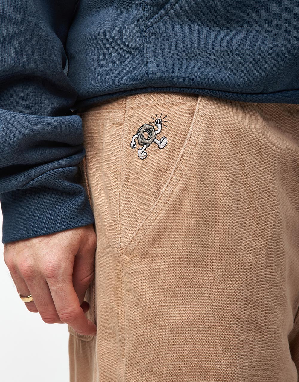 Route One Super Baggy Canvas Pant - Khaki