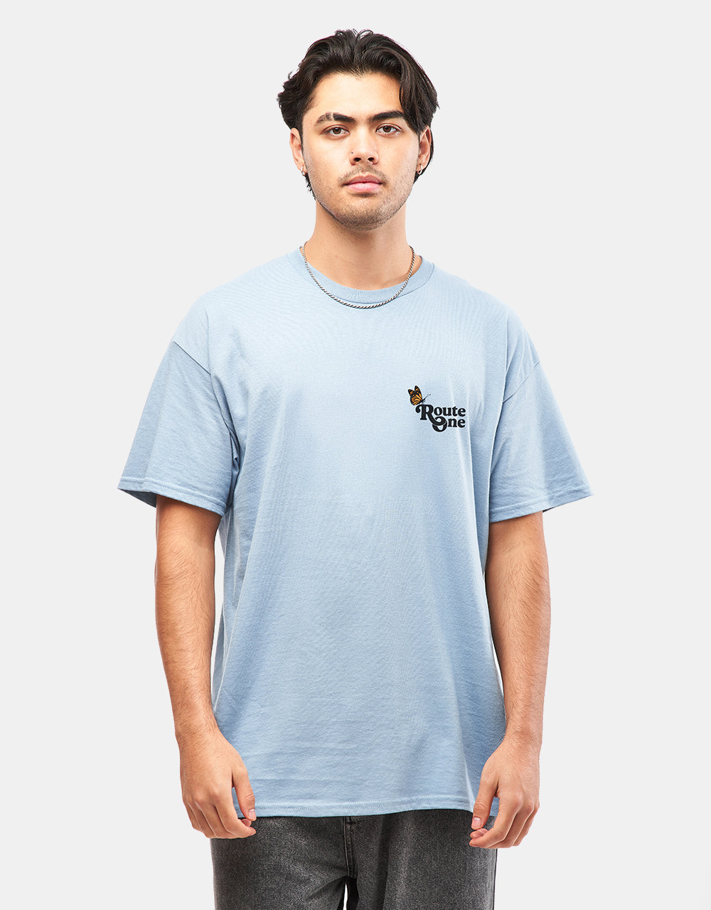 Route One Flutter T-Shirt - Light Blue