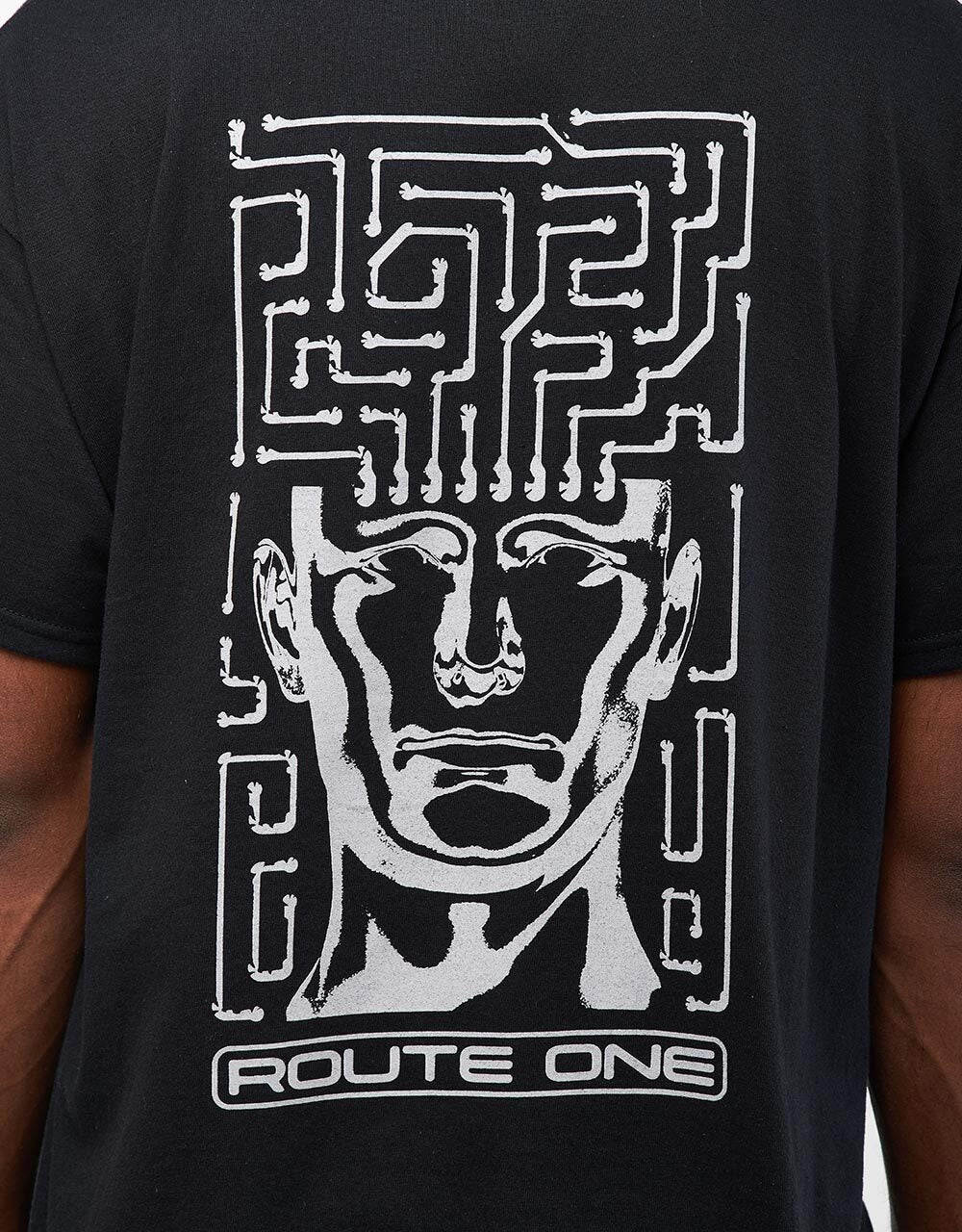 Route One Mind Maze T-Shirt - Black