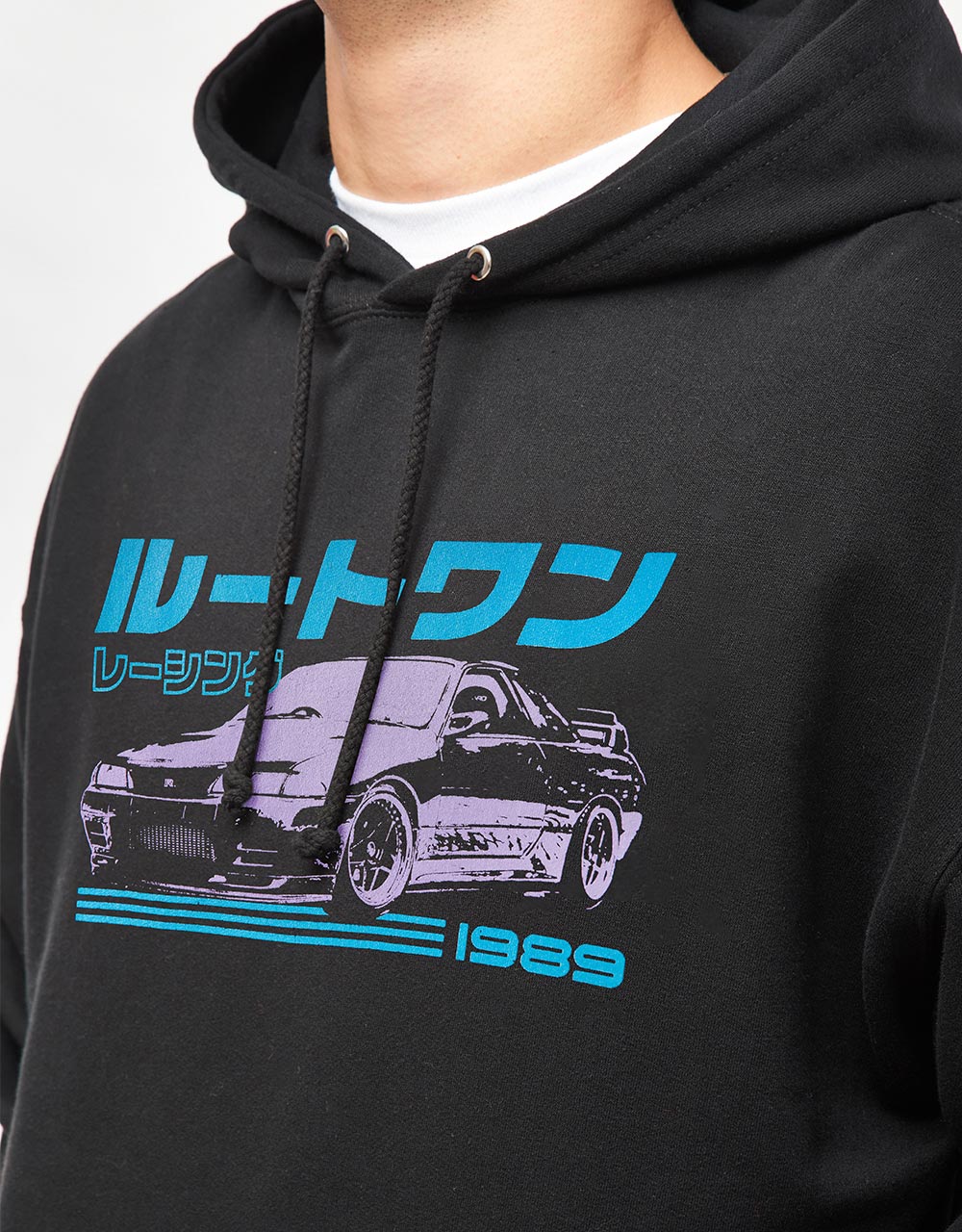 Route One GTR1 Pullover Hoodie - Black