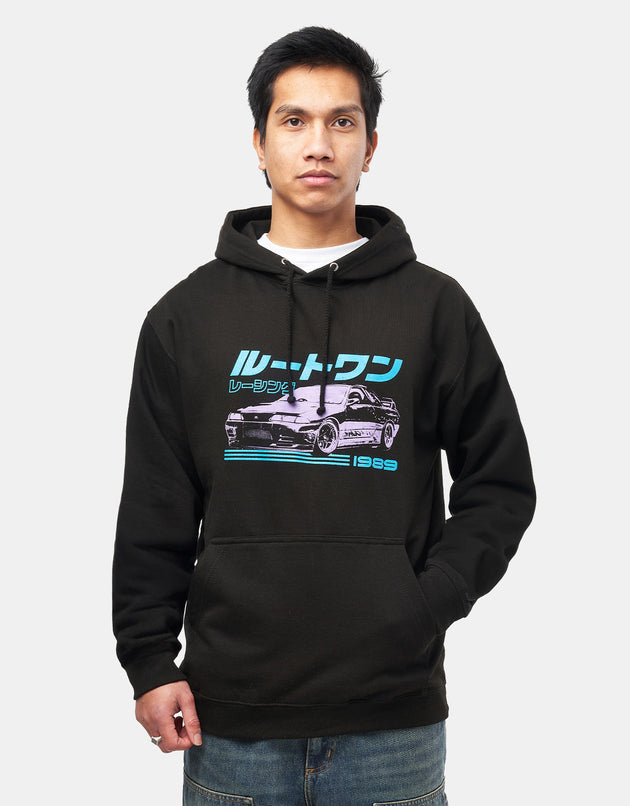 Route One GTR1 Pullover Hoodie - Black