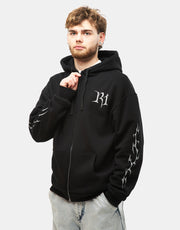 Route One Blades Zip Hoodie - Black