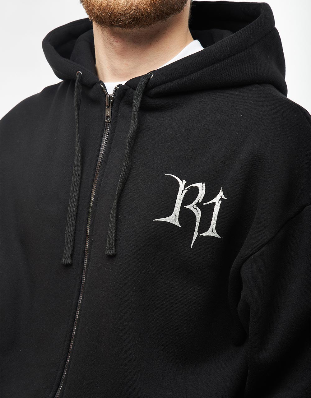 Route One Blades Zip Hoodie - Black