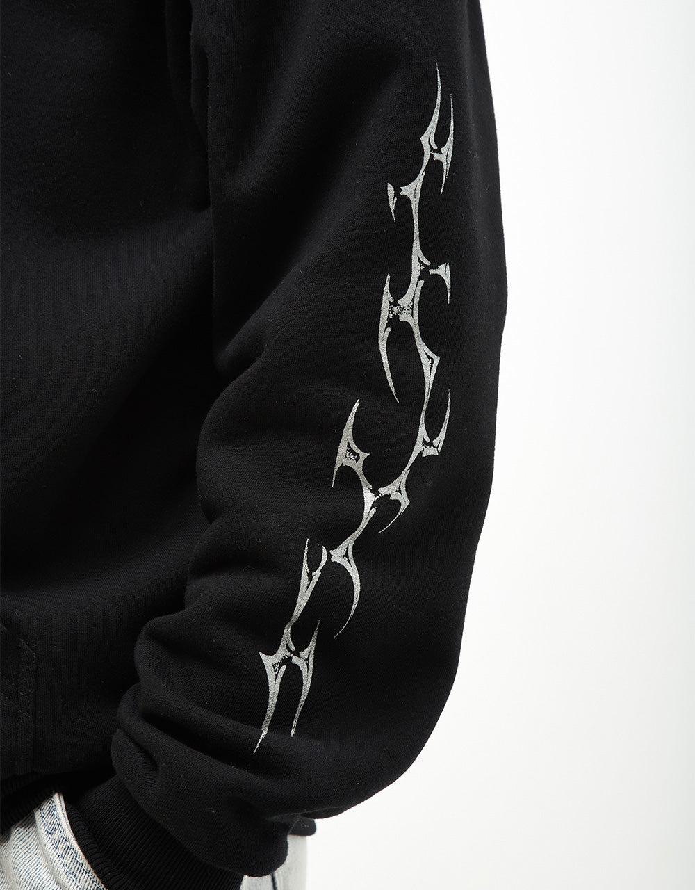 Route One Blades Zip Hoodie - Black