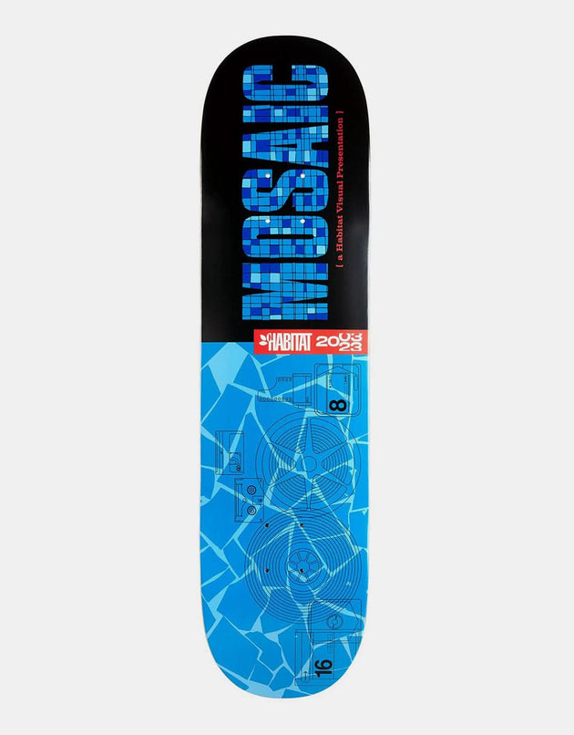 Habitat Mosaic 20 Year Anniversary Skateboard Deck - 8.125"