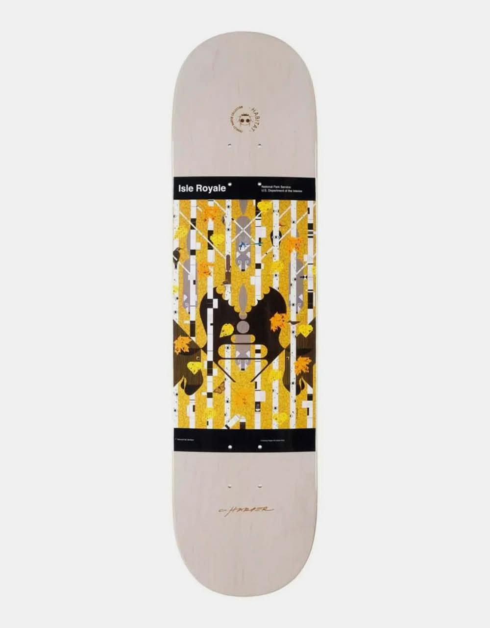 Habitat Harper Isle Royale Skateboard Deck - 8"