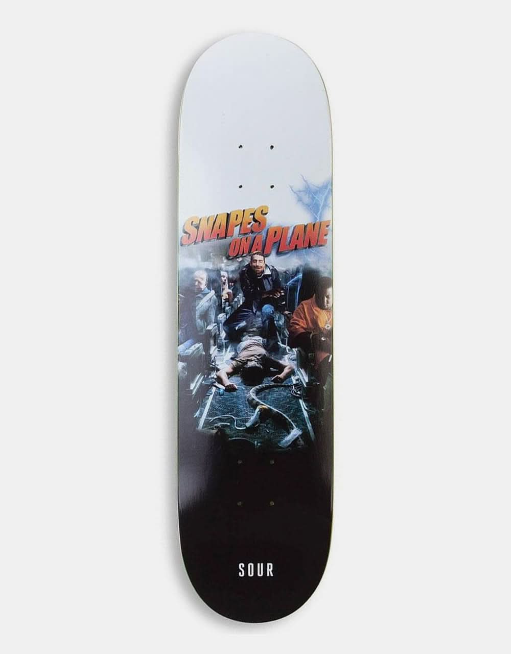 Sour Snapes on a Plane Skateboard Deck - 8.125"