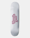 Thank You Exposed Wood Logo Skateboard Deck - 8.5"